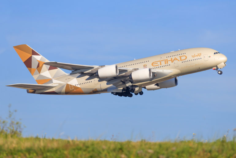 Etihad operates Brussels eco-flight 4